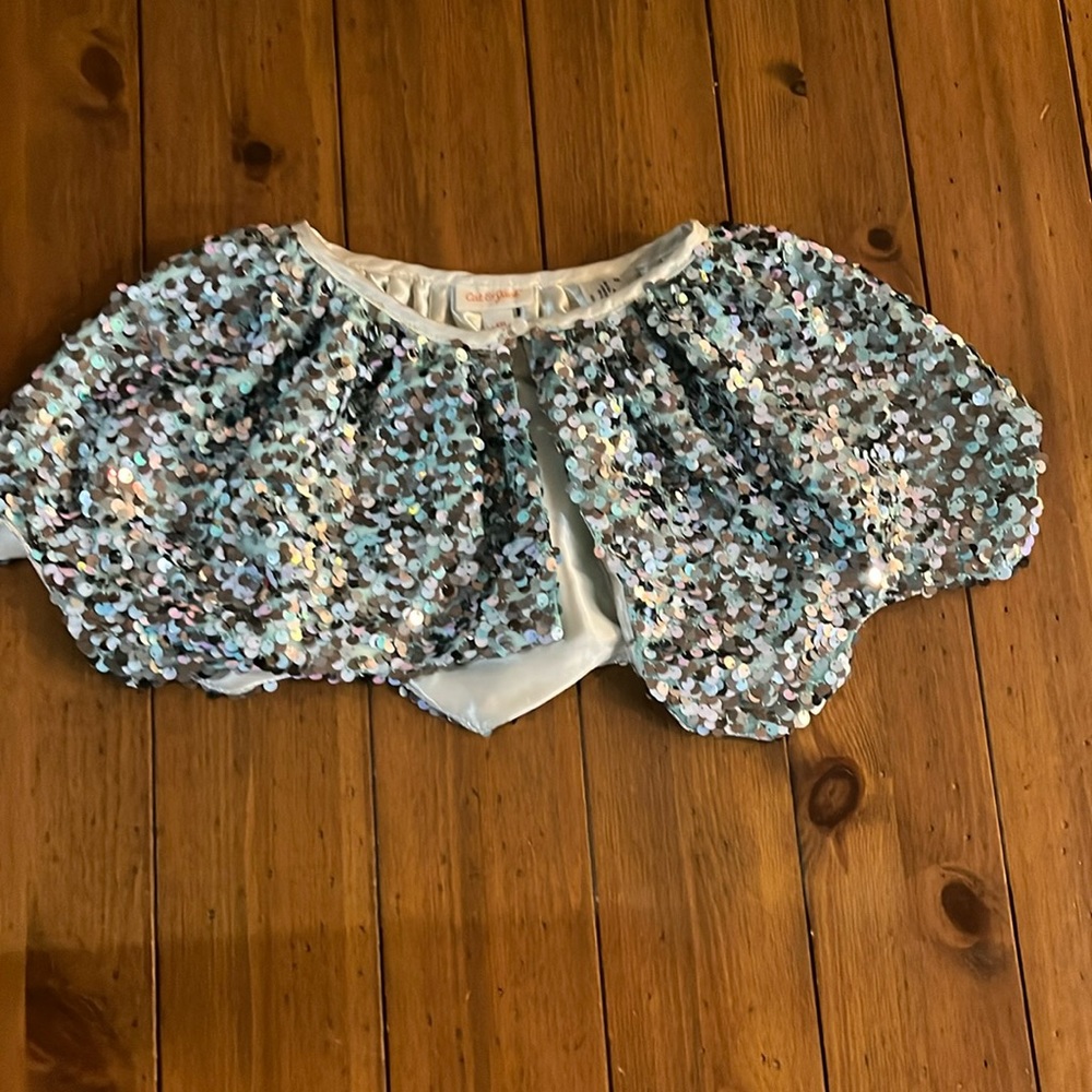 Sparkly girls shawl
